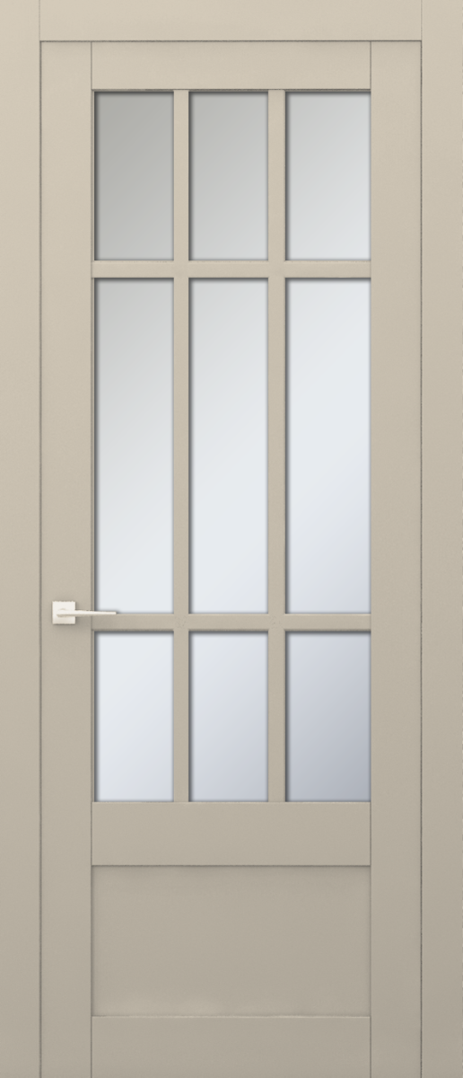 V 46, Vista, Экошпон, Софт сантьяго, Белое матовое