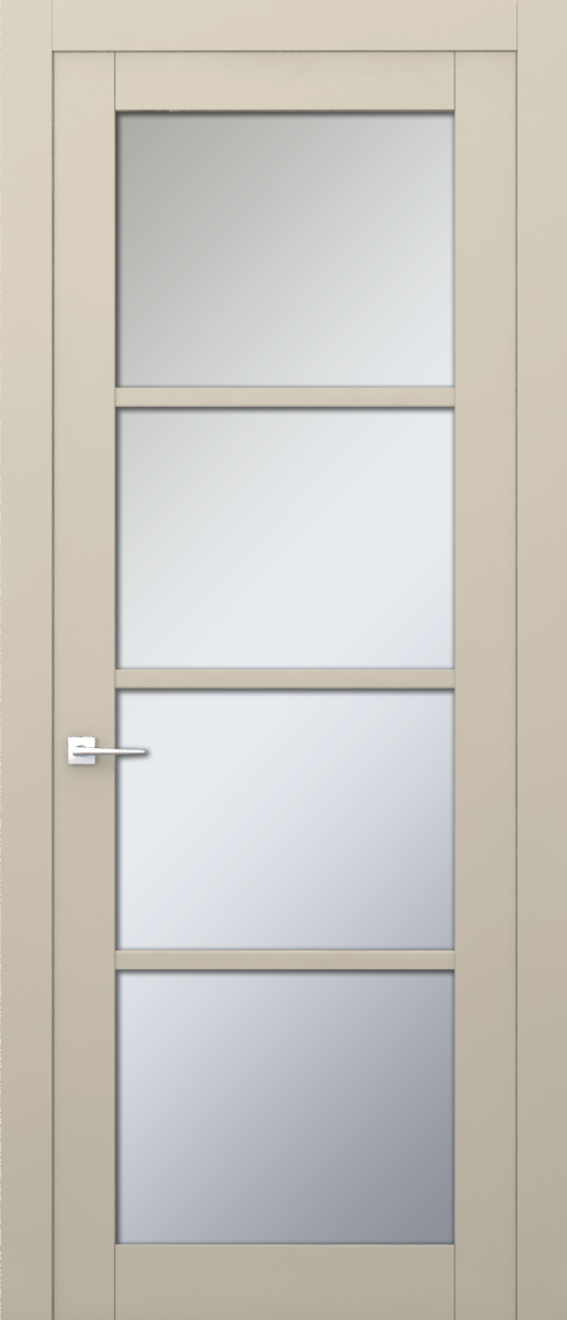 V 6, Vista, Экошпон, Софт сантьяго, Белое матовое