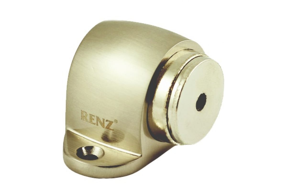 Упор дверной RENZ INDS 32 PB латунь блестящая