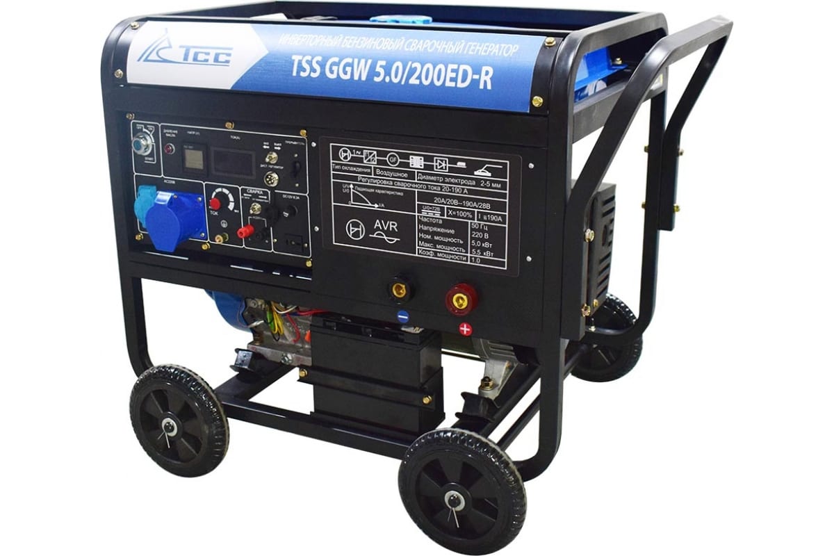 Генератор сварочный бензиновый Tss GGW 5.0/200ED-R 022957