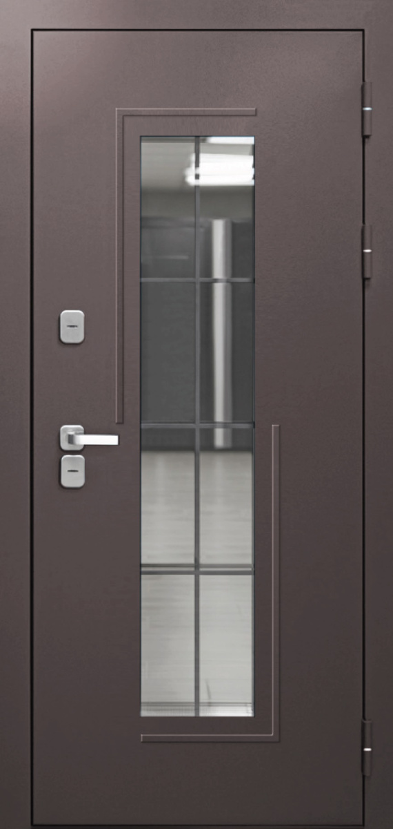 Входная дверь Luxor Termo 7 Букле шоколад