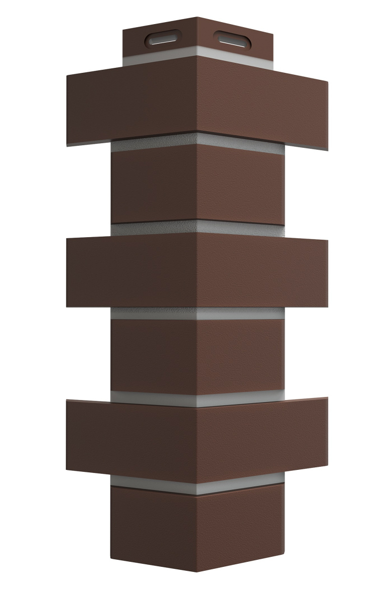 Угол для фасадных панелей Flemish, Коричневый