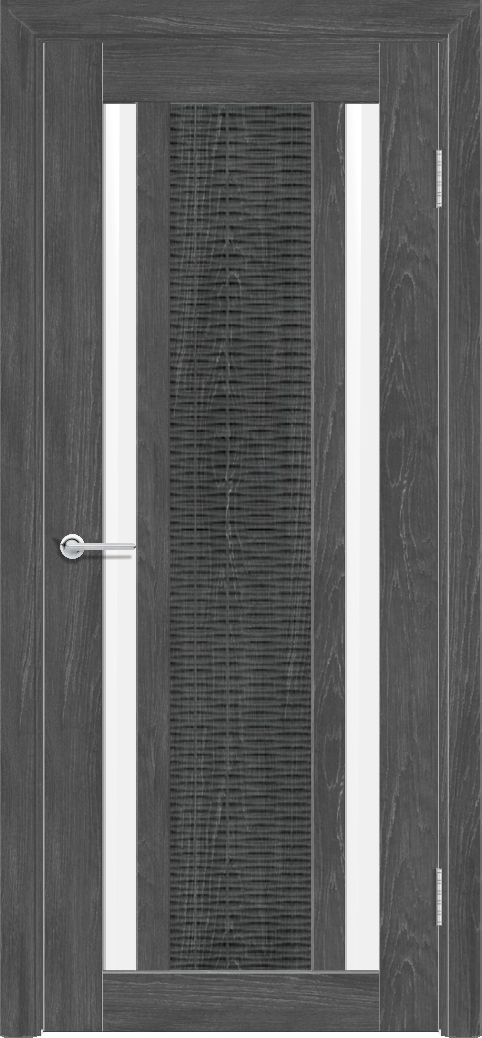 Т34, Дуб графит, Лакобель белый