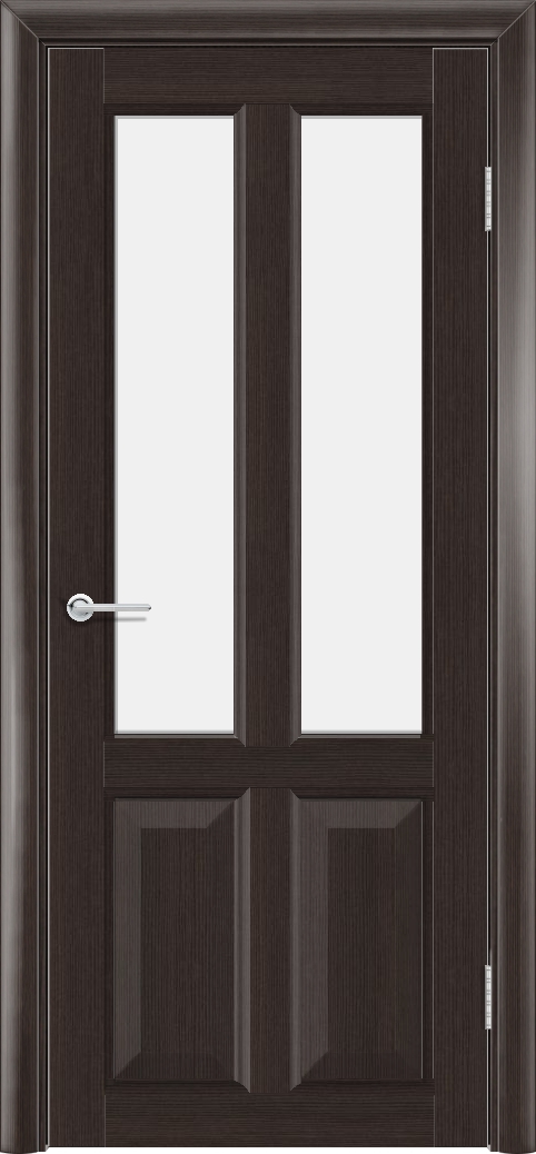 Т55, Орех темный рифленый, Белое матовое