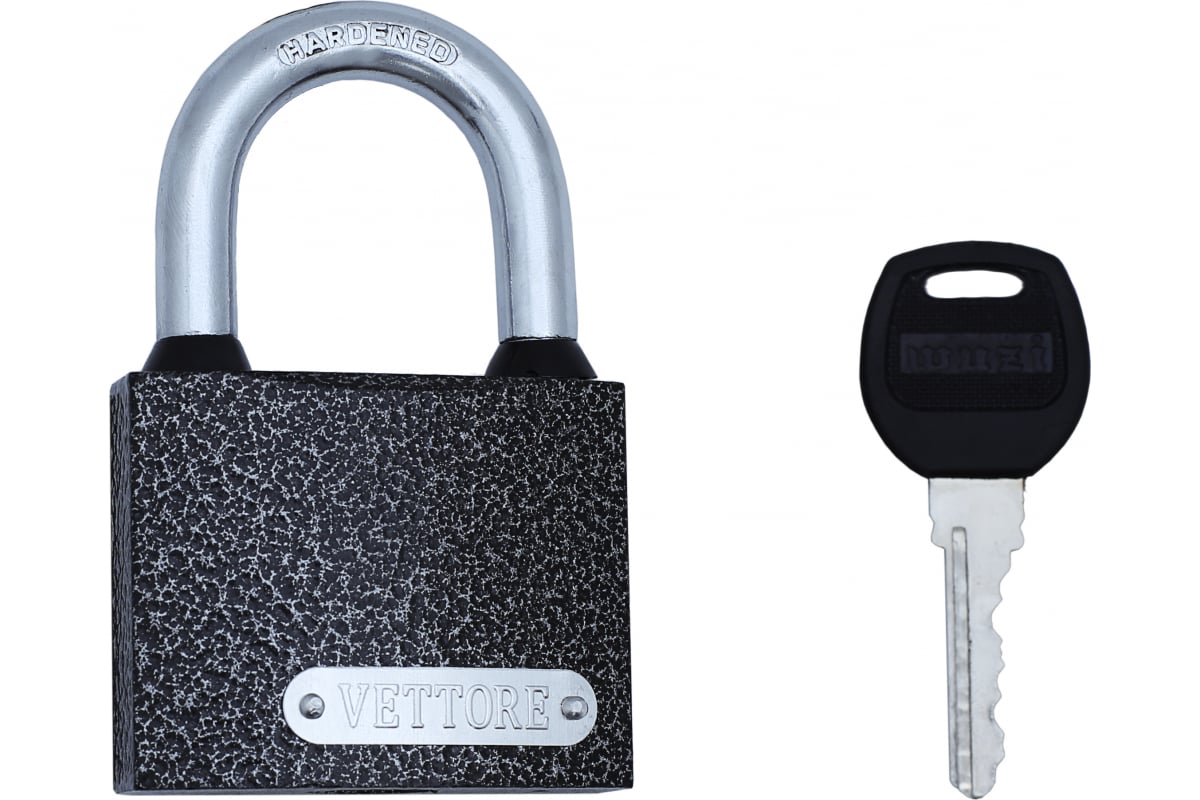 Навесной замок Vettore BW364 МВС 124, 3 ключа, MP порошковый 20299