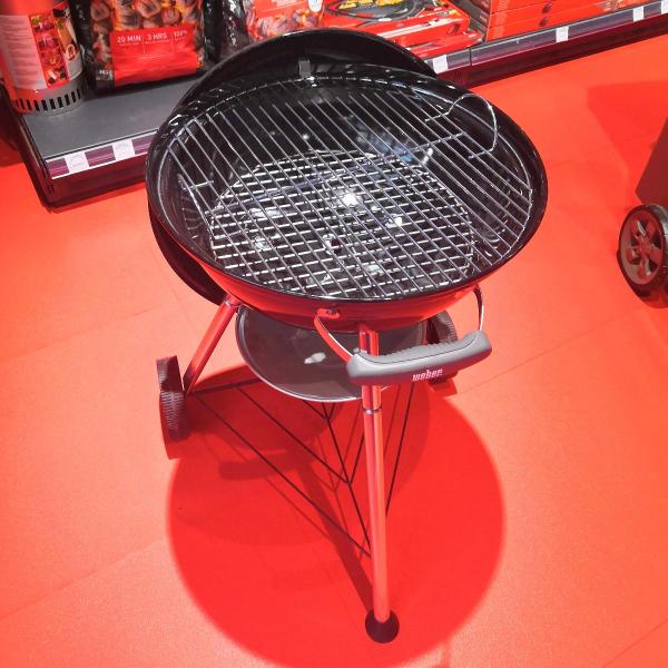 Гриль угольный Weber Compact Kettle, 47 см черный