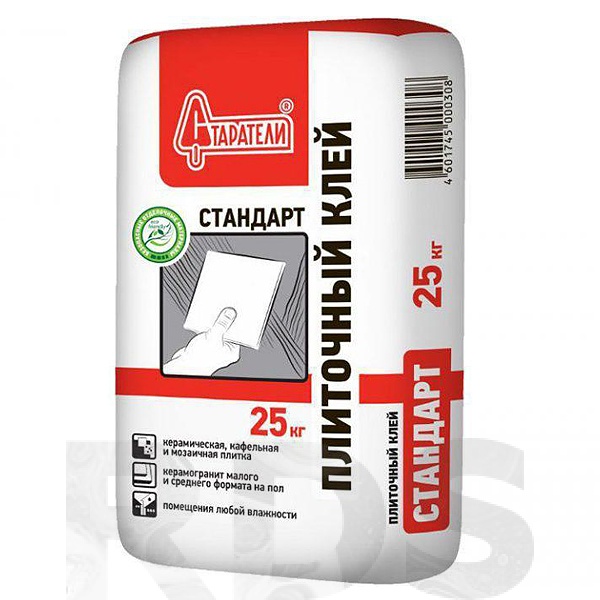 Клей плиточный Старатели Стандарт 25кг (63шт)