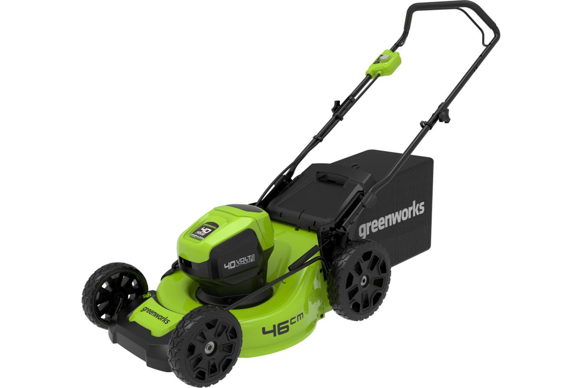 Газонокосилка аккумуляторная Greenworks GD40LM46HP 2514407UB