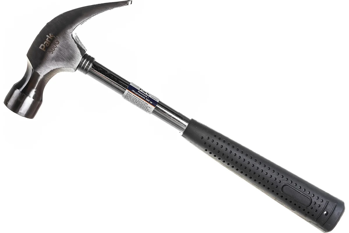 Молоток-гвоздодер с металлической рукояткой Park HAM56CL (560г) 220875