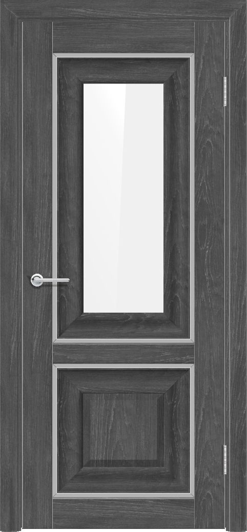 Т45, Дуб графит, Лакобель белый