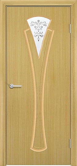 Флора, Дуб, Белое матовое с фьюзингом