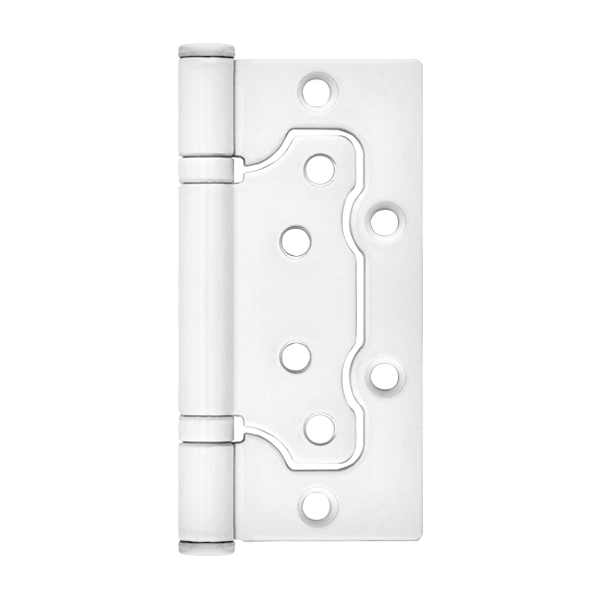 Петля универсальная без врезки Fuaro IN4500W-BL (500-2BB/BL 100x2,5) WH белый Блистер 61975