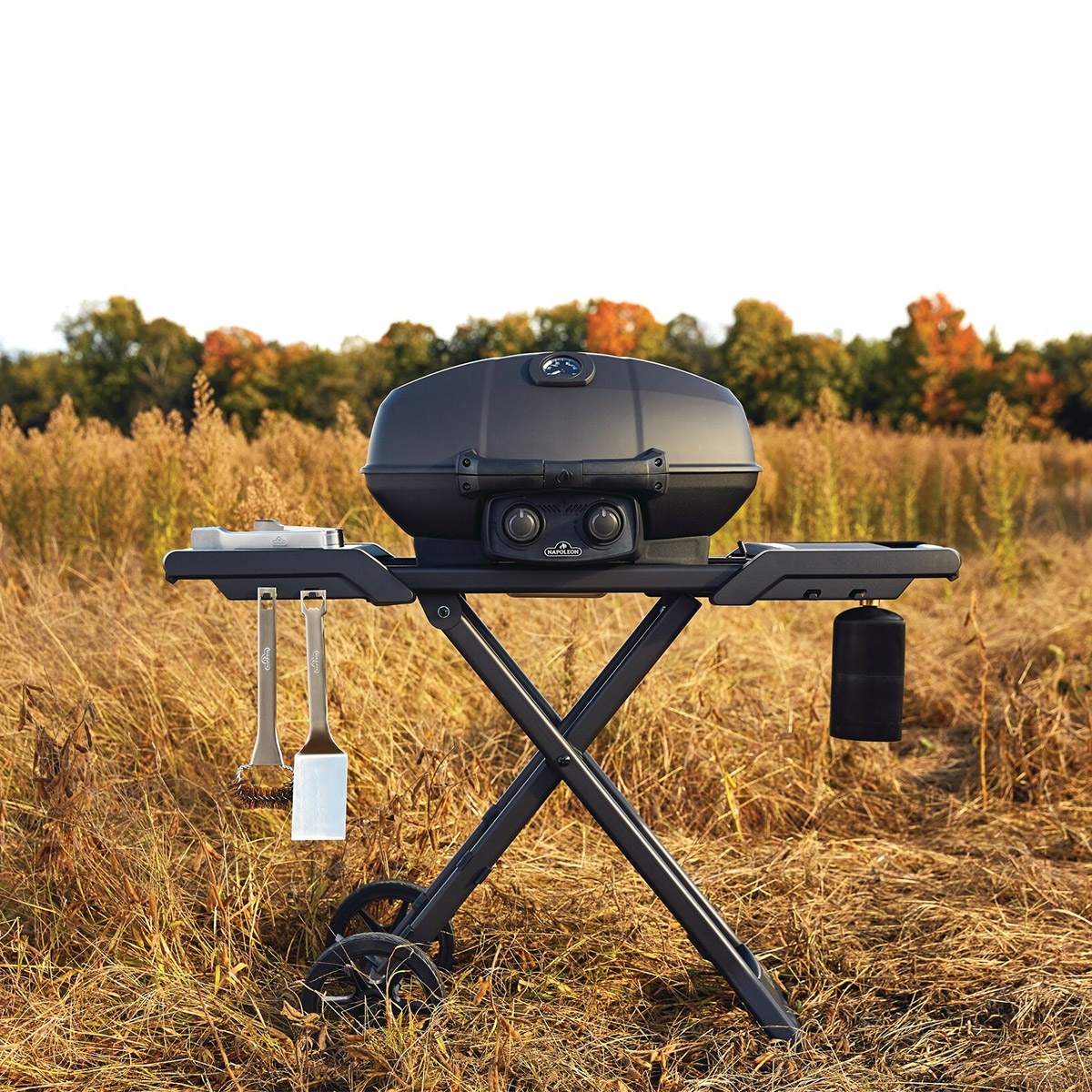 Гриль газовый Napoleon TravelQ PRO-285X ФАНТОМ, черный