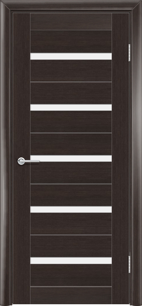 Т1, Орех темный рифленый, Белое матовое