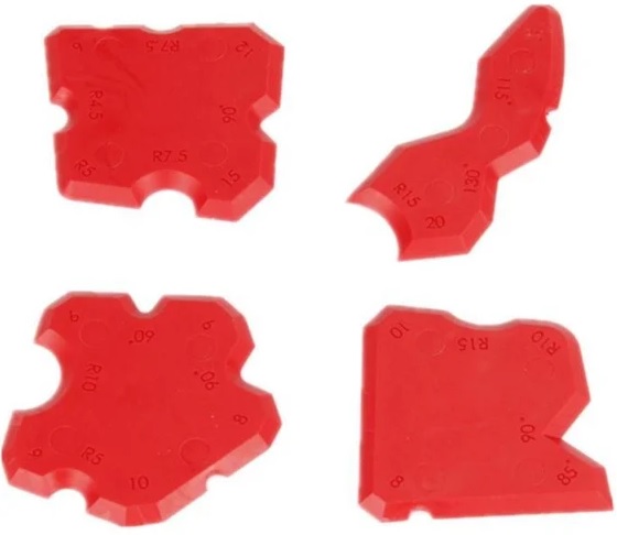 Набор шпателей для силикона DLT (4шт) 63100