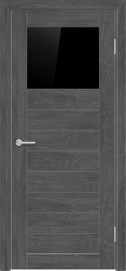 Т35, Дуб графит, Лакобель черный