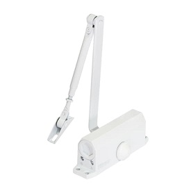 Дверной доводчик Ferre В62 (60-85кг) белый